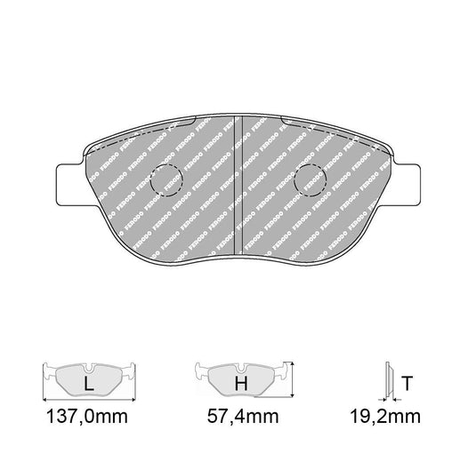 Pastiglie freno FERODO RACING DSUNO FCP1467Z