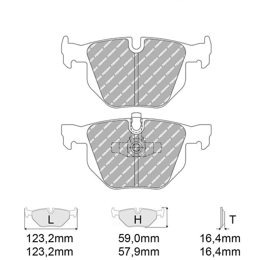 Pastiglie freno FERODO RACING DS2500 FCP1808H