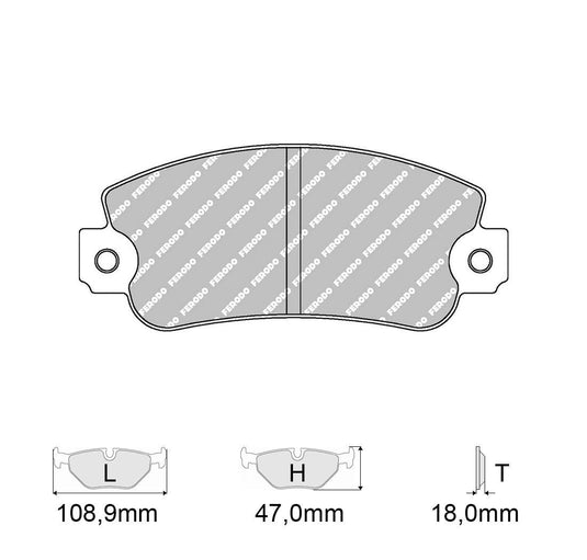 Pastiglie freno FERODO RACING DSUNO FCP351Z