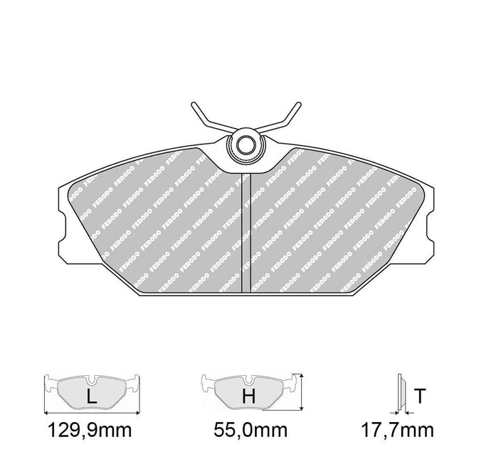 Pastiglie freno FERODO RACING DS3000 FCP406R