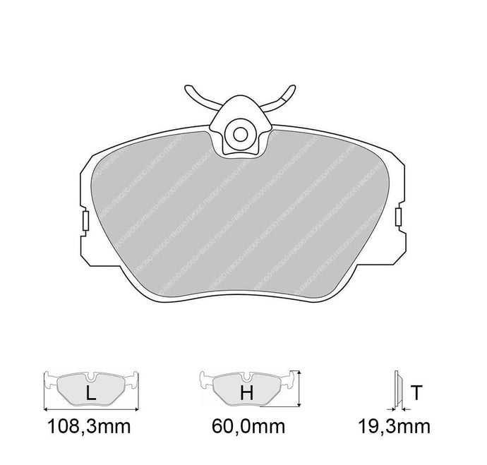 Pastiglie freno FERODO RACING DS3000 FCP415R