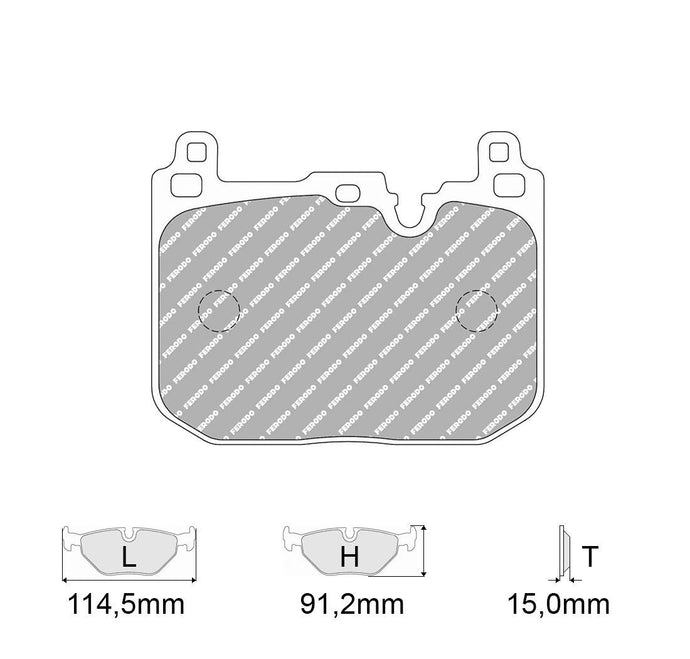 Pastiglie freno FERODO RACING DS2500 FCP4872H