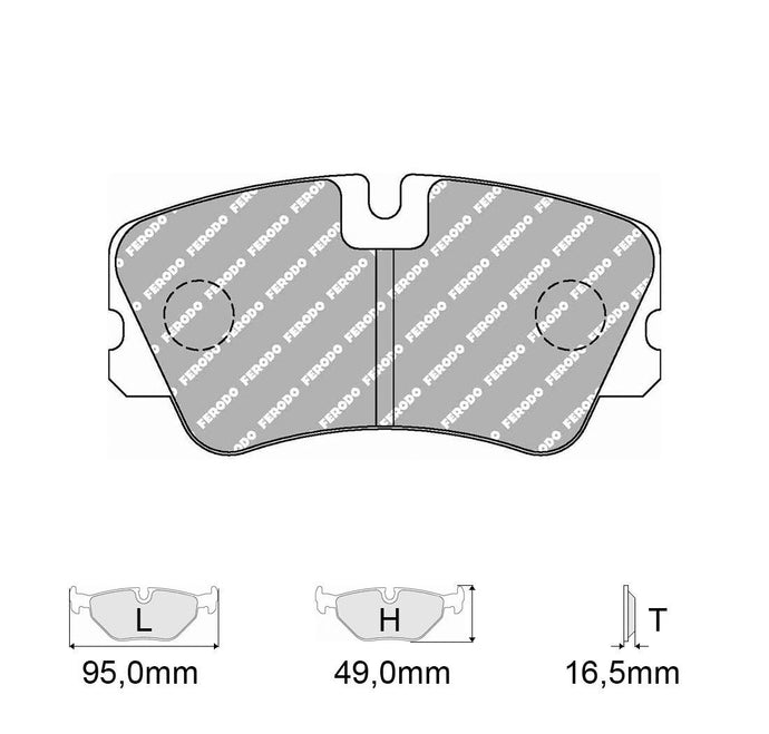 Pastiglie freno FERODO RACING DS3000 FCP546R