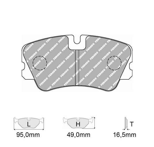 Pastiglie freno FERODO RACING DS3000 FCP546R