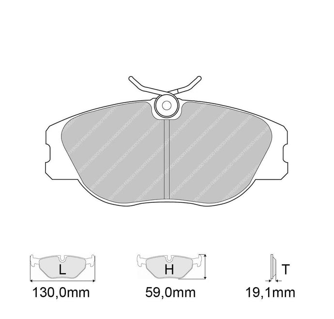 Pastiglie freno FERODO RACING DS1.11 FCP565W