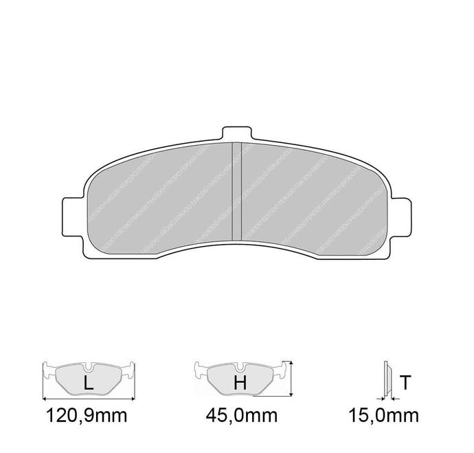 Pastiglie freno FERODO RACING DS3000 FCP859R