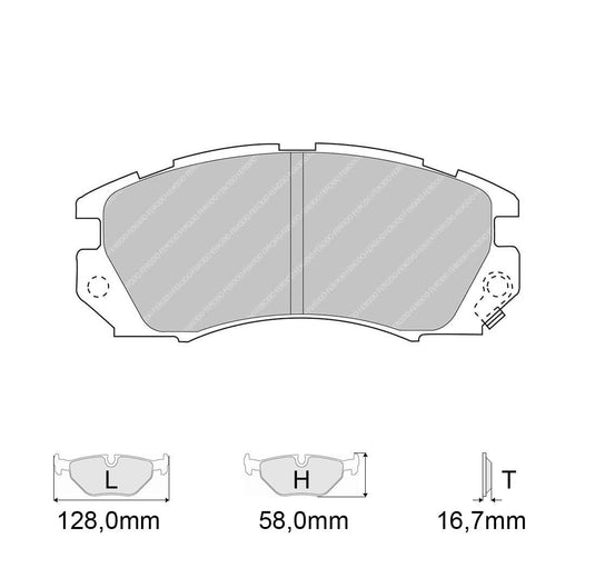 Pastiglie freno FERODO RACING DS3000 FCP948R