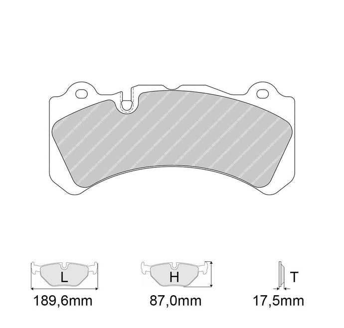 Pastiglie freno FERODO RACING DSUNO FRP3098Z