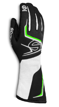 Guanti kart SPARCO TIDE K - nero verde fluo